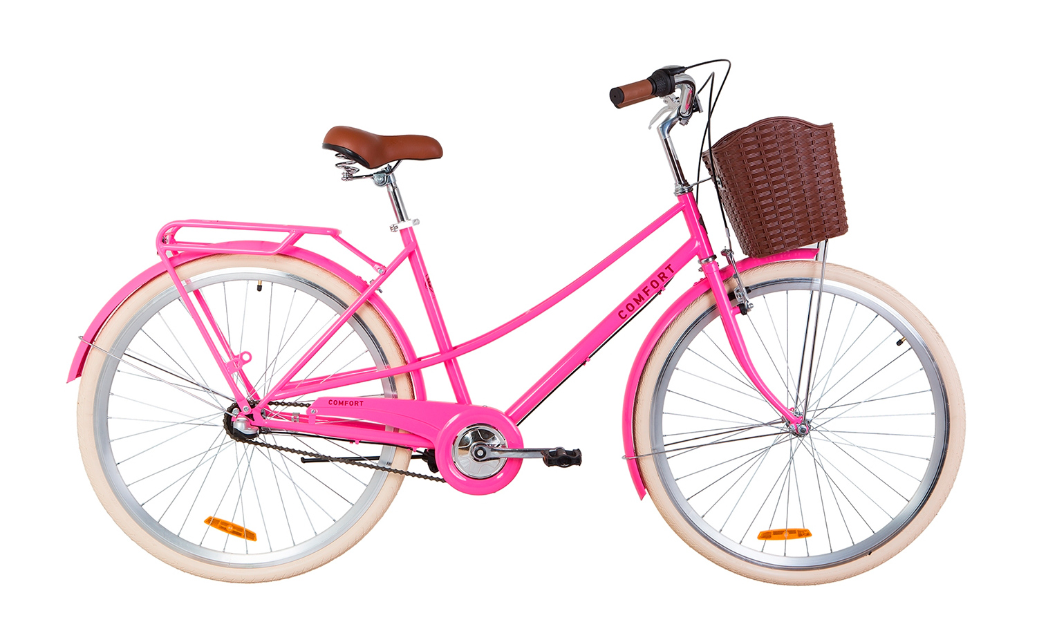 Фотография Велосипед 28" Dorozhnik COMFORT FEMALE планет. (2019) 2019 Розовый 